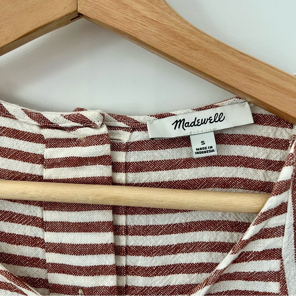 Easy Madewell Linen Blend Summer Dress - Picture 8 of 10